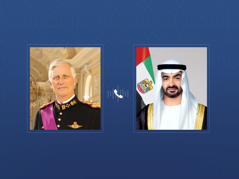 UAE President receives phone call from King of Belgium condemning Iranian attacks targeting the UAE – UAE UAE President receives phone call from King of Belgium condemning Iranian attacks targeting the UAE - UAE