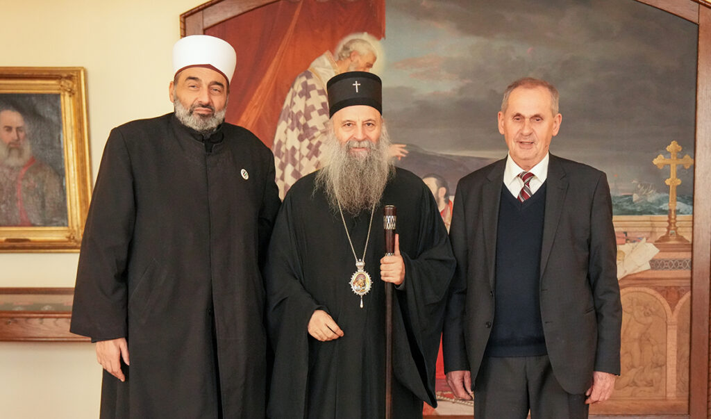 Patriarch of Serbia met with Imam Husein ef. Hodžić