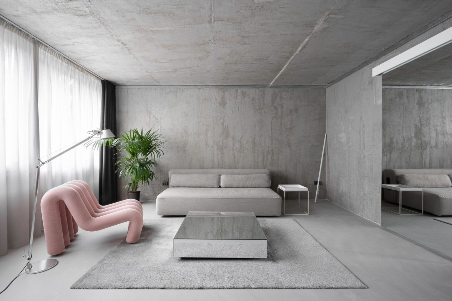 Going Back to Brutalist Was the Plan for This Concrete Croatian Flat