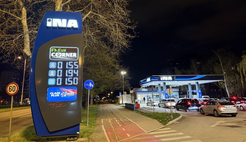 Ina gas station croatia