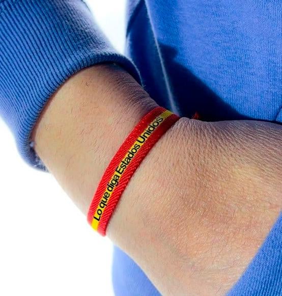 The new flag bracelet of Spain