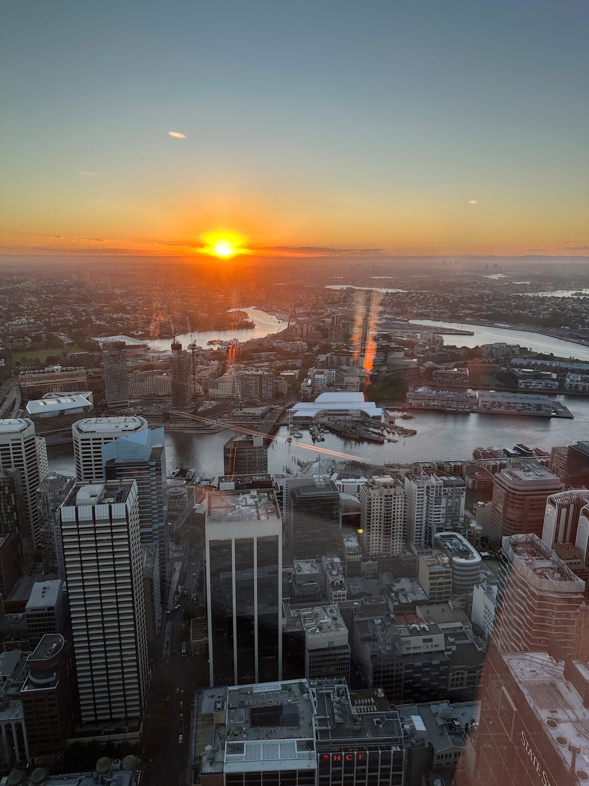 Stunning sunset🌆from sydney eye tower.