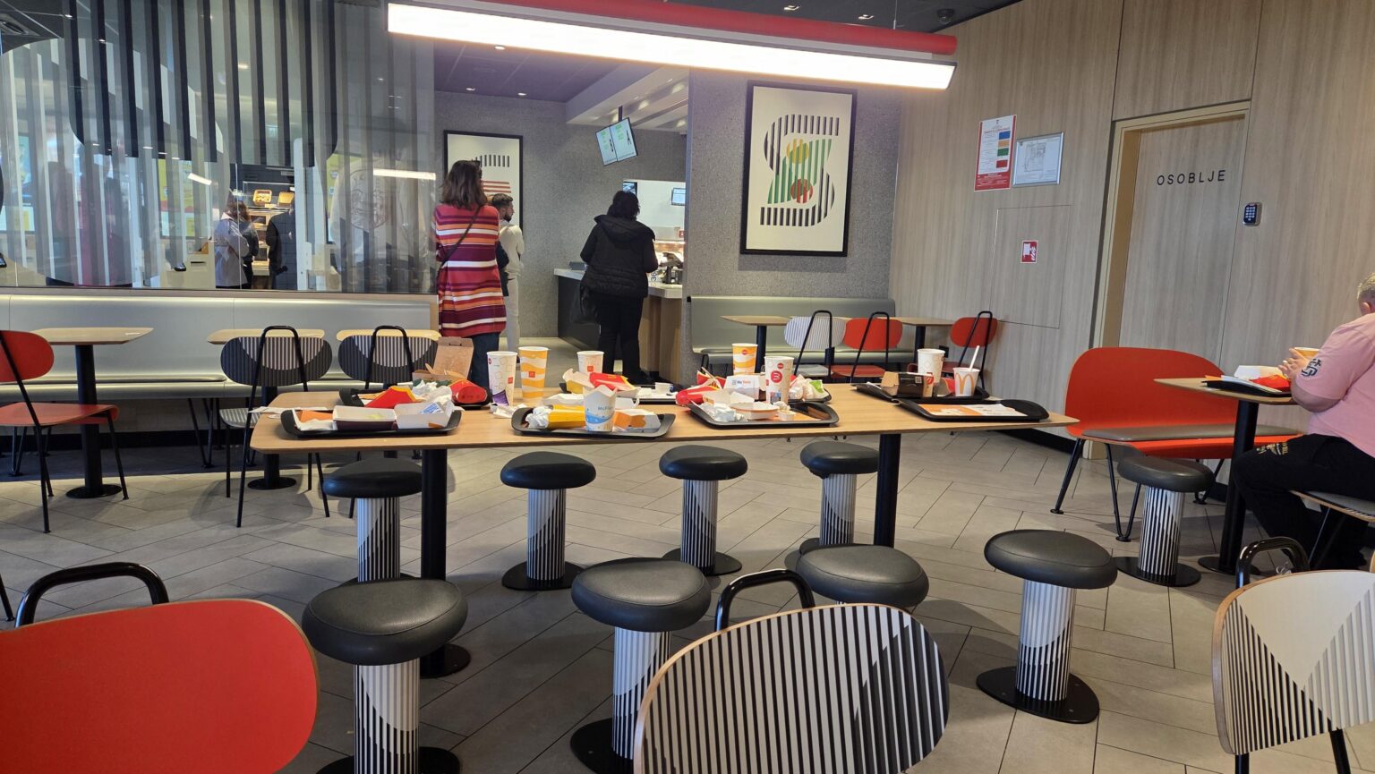 Students at McDonalds