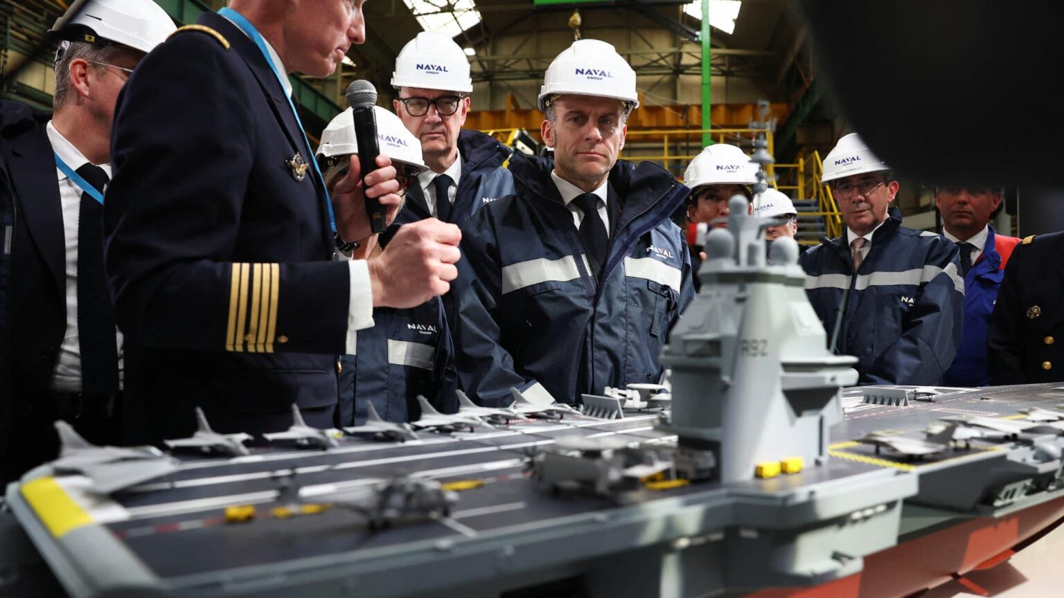 "France Libre": Emmanuel Macron unveils the name of the future French aircraft carrier that will succeed the Charles de Gaulle in 2038