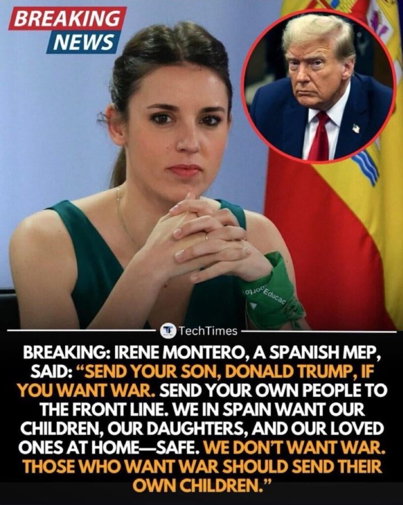 Send Barron Trump to the frontline,