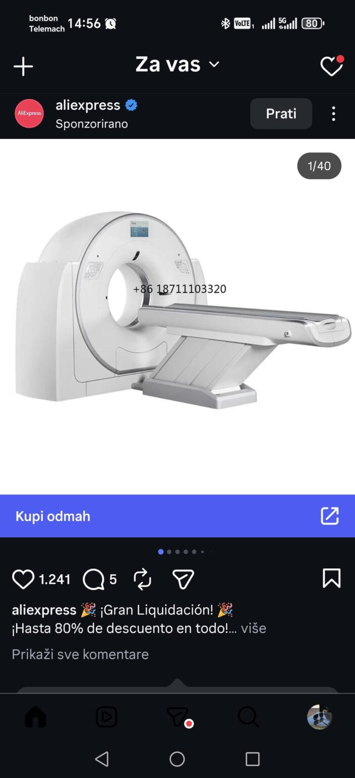 Why are there such long queues in healthcare when there is a CT- on AliExpress? I look and I don't believe it