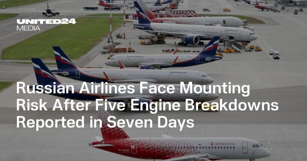 Russian Airlines Face Mounting Risk After Five Engine Breakdowns Reported in Seven Days