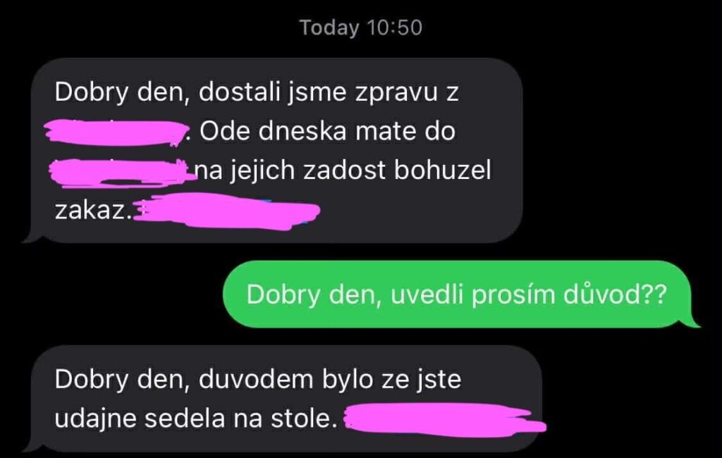 I, working part-time, sat down at the table