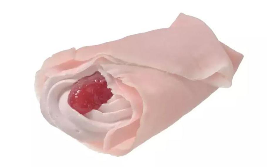 Chewy Japanese Crepe: Sakura and Strawberry