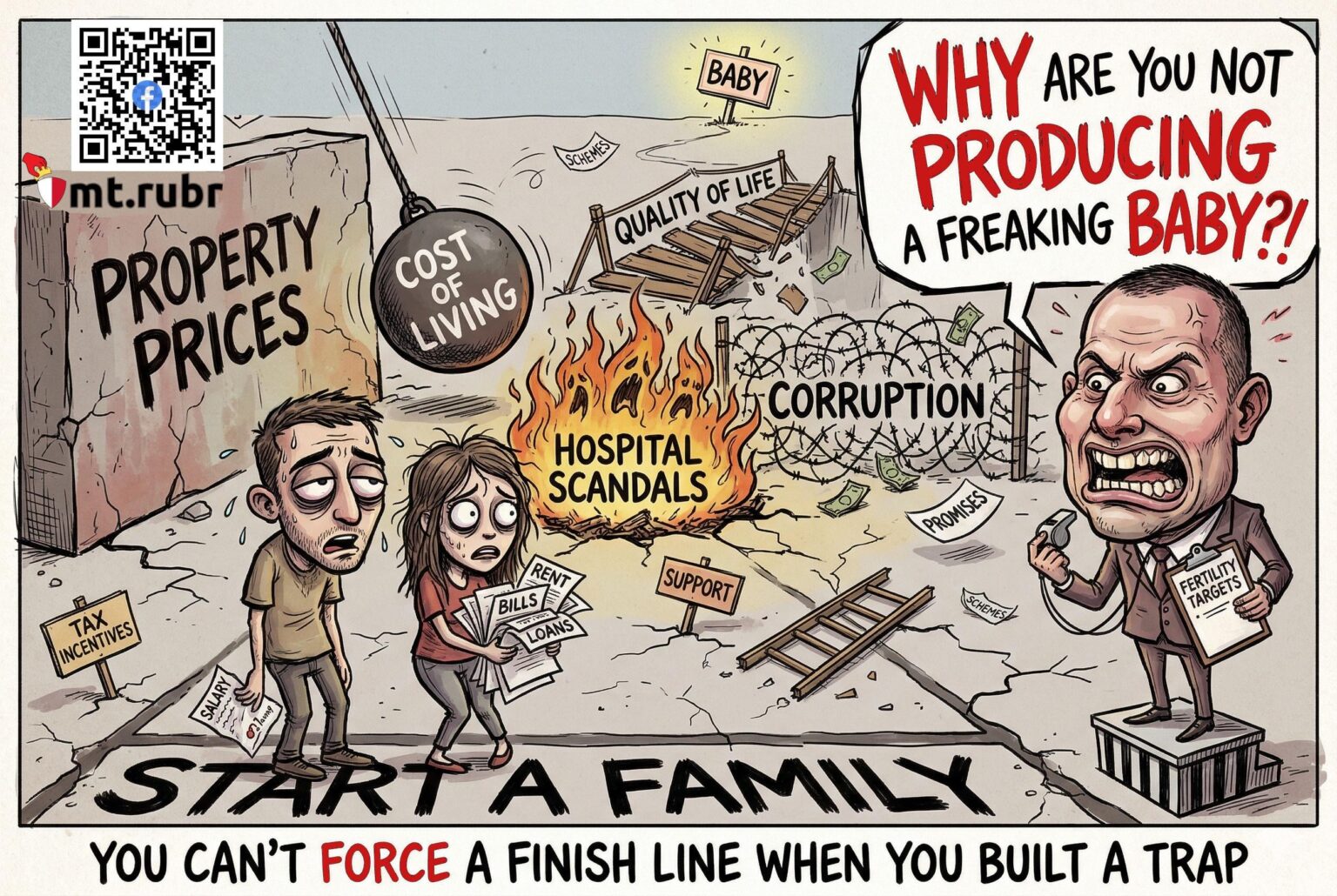 [mt.rubr] Malta's fertility rate drops to 1.01 births per woman, remains lowest in the EU