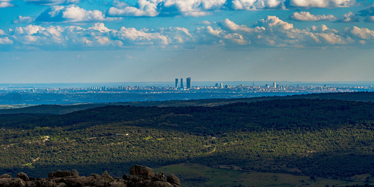 Madrid from the Sierra de Guadarrama