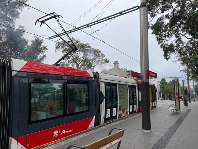 Sydney Light Rail on Fire?