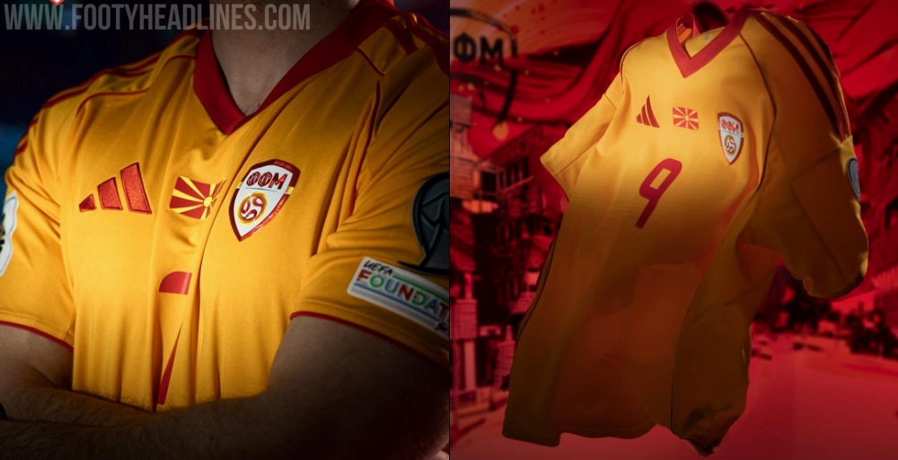 No More Jako: Adidas North Macedonia 2026 (World Cup) Home Kit Released