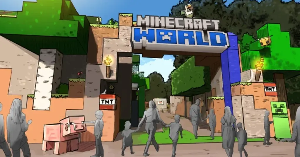 Mojang partners with Merlin Entertainments for the world's first Minecraft theme park, Minecraft World