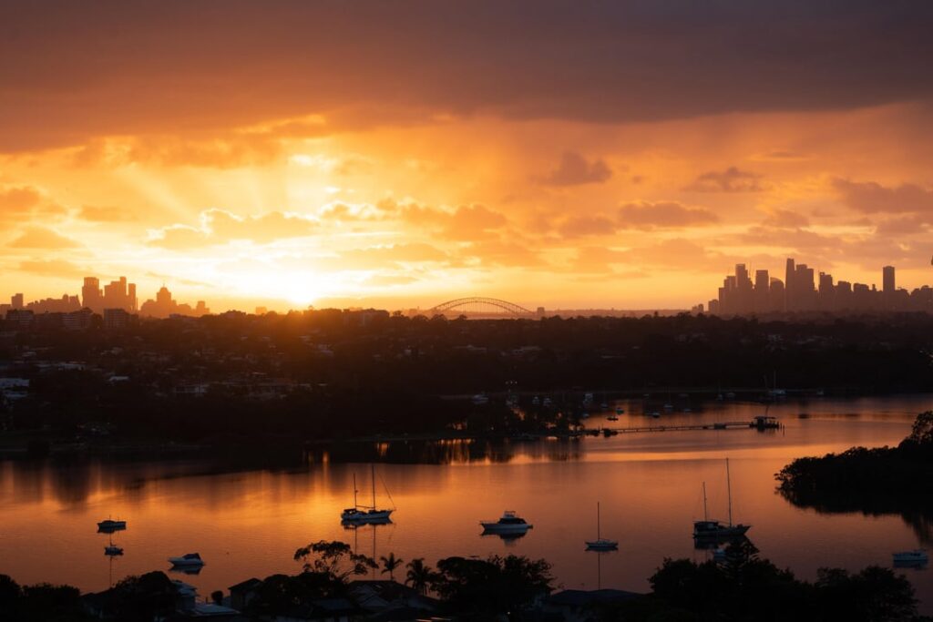 Sunrise this morning