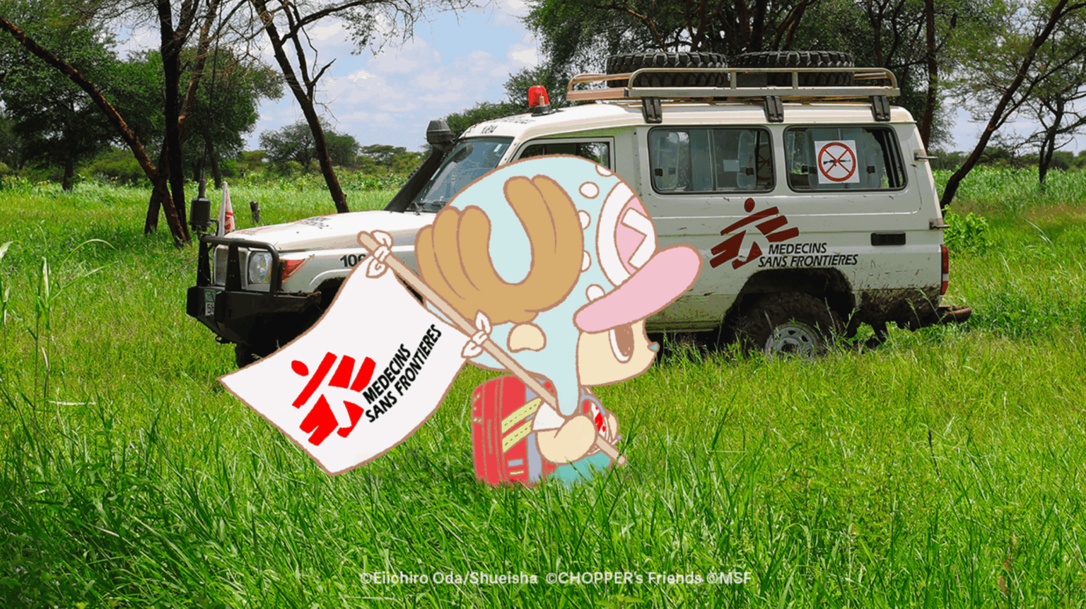 Tony Tony Chopper, character from One Piece, has been appointed official supporter of Doctors Without Borders
