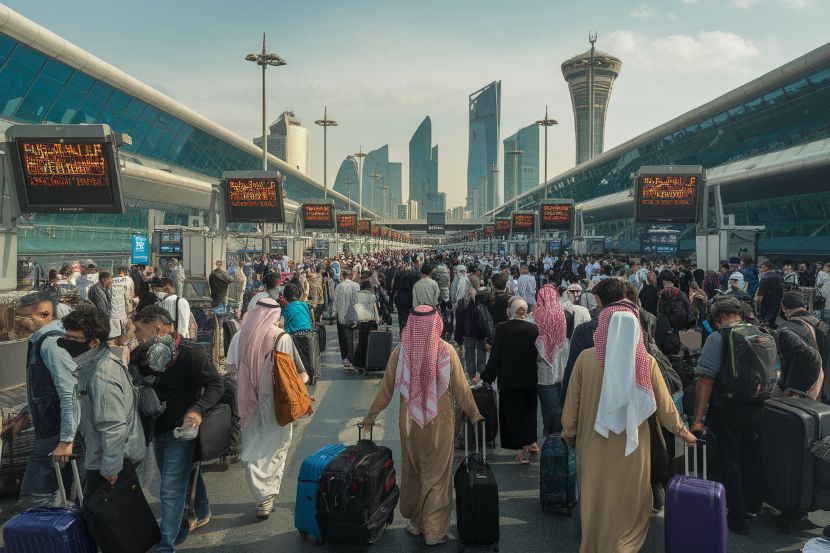 Stranded pilgrims from indonesia, malaysia, egypt, and the united states face major travel disruptions