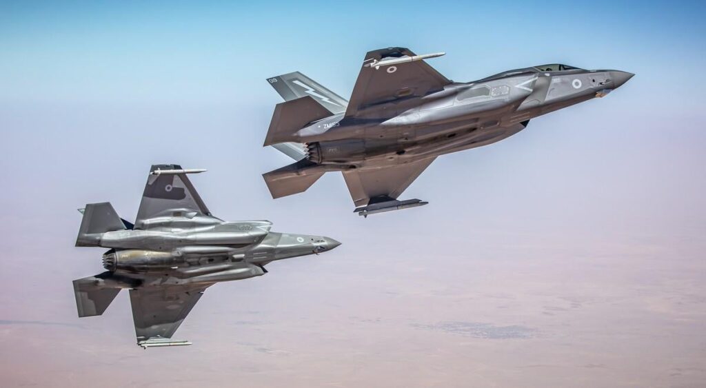 British F-35B downs drone in first operational kill