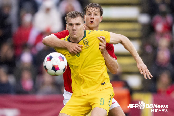 Gitis, who plays for Lithuania. 사진=AFPBBNews=News1