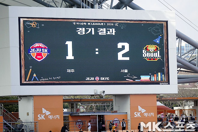Jeju SK lost to FC Seoul 1-2 on March 15. Photo = Reporter Lee Geun-seung