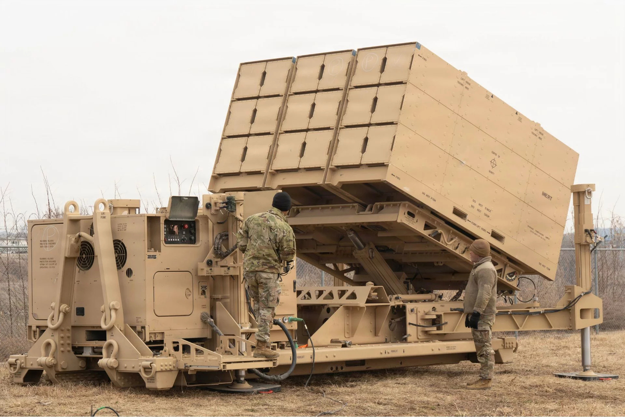 Soldiers from the 35th Air Defense Artillery Brigade prepare for an Indirect Fire Protection Capability mobilization exercise at Camp Humphreys in Pyeongtaek, Gyeonggi Province on March 8. (US Department of Defense)