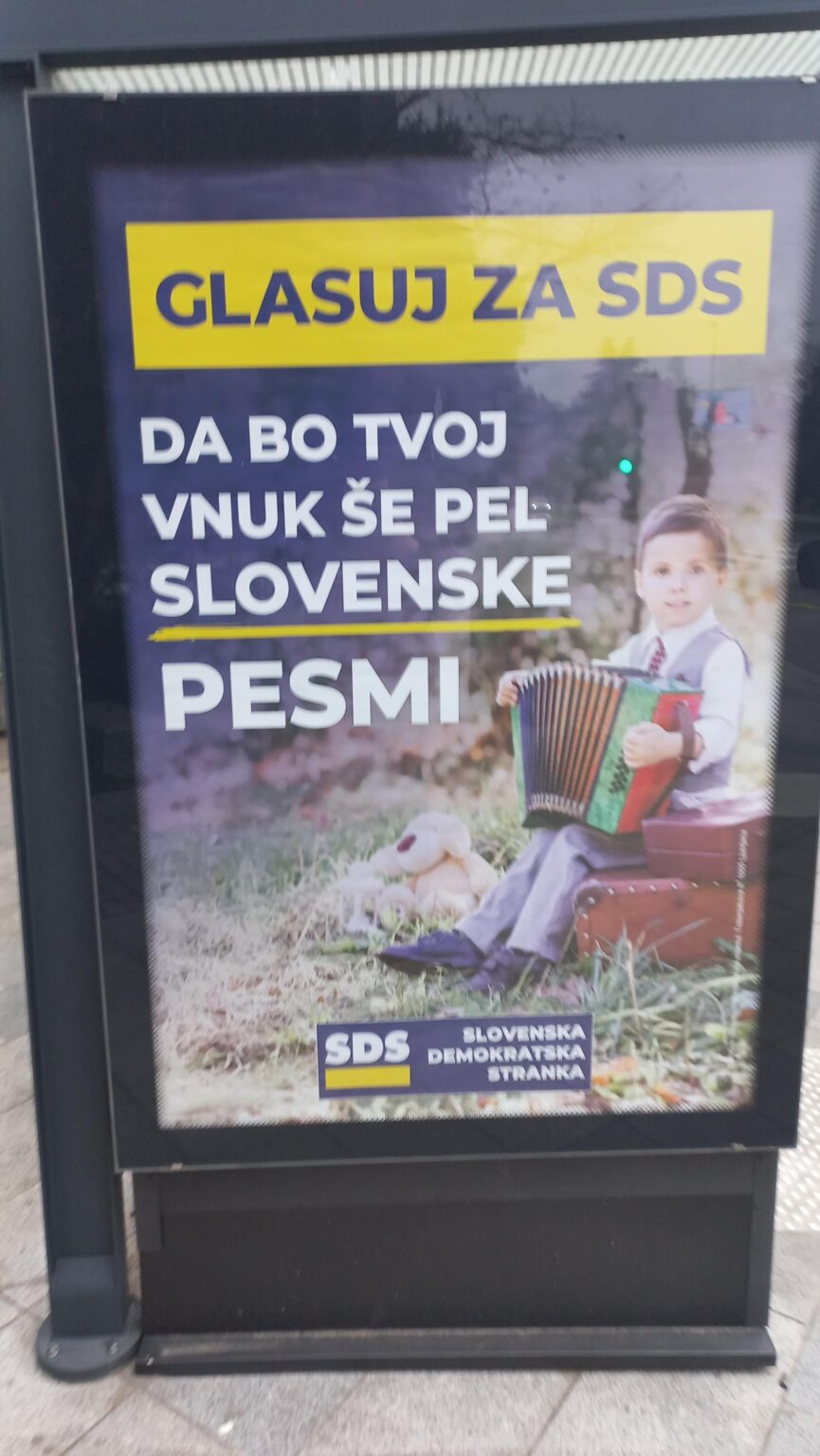A poster in Gorica when I was walking.
