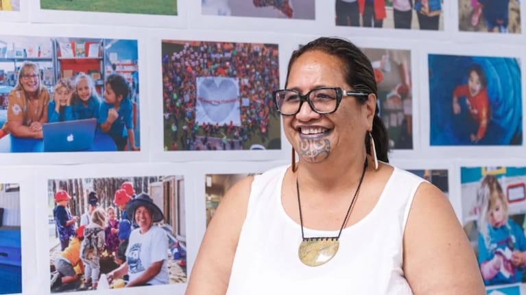 NZEI President Ripeka Lessels, the head of the country’s largest education sector union.