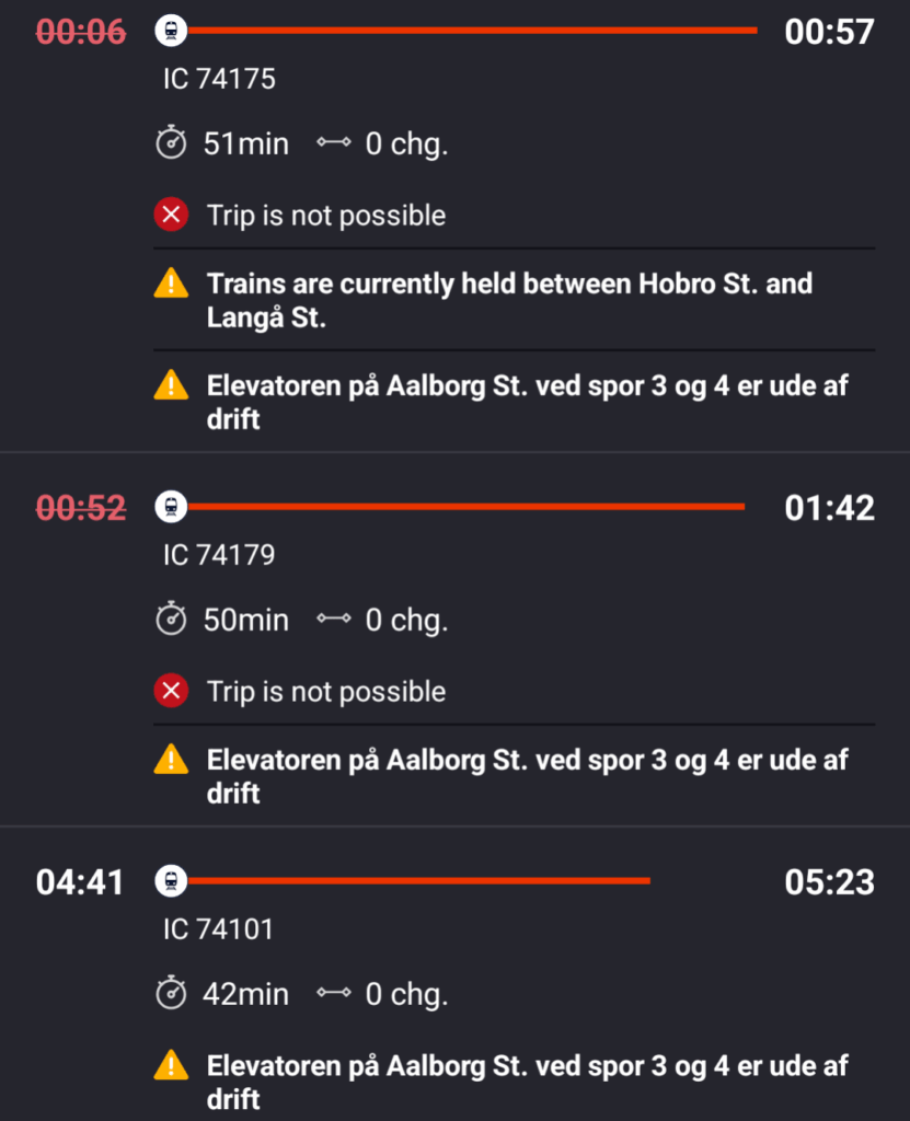 Someone I can crash with in Randers, within walking distance of the railway station?
