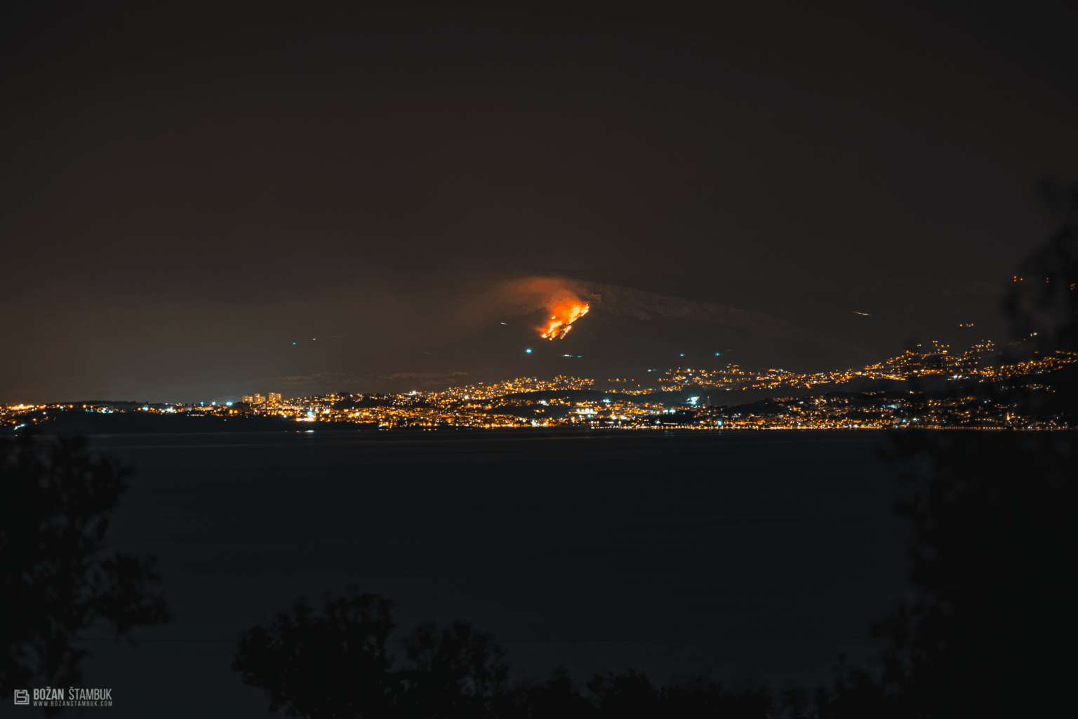 Fire above Split (Solin - Rupotine)