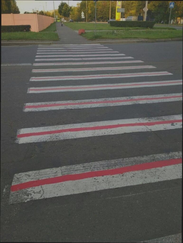 a crosswalk in Belarus