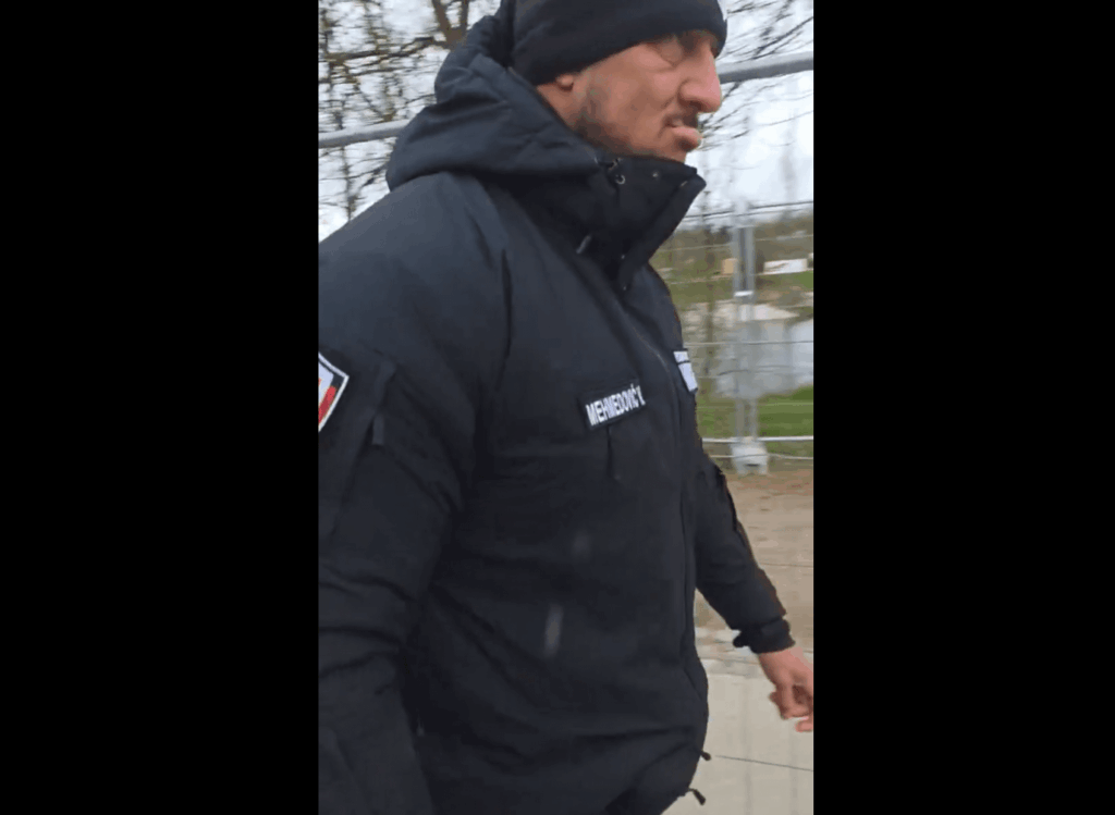 An interesting fact about the security guard Vahidin - Dinot, who (allegedly) beat the owner of the land at channel C0 today