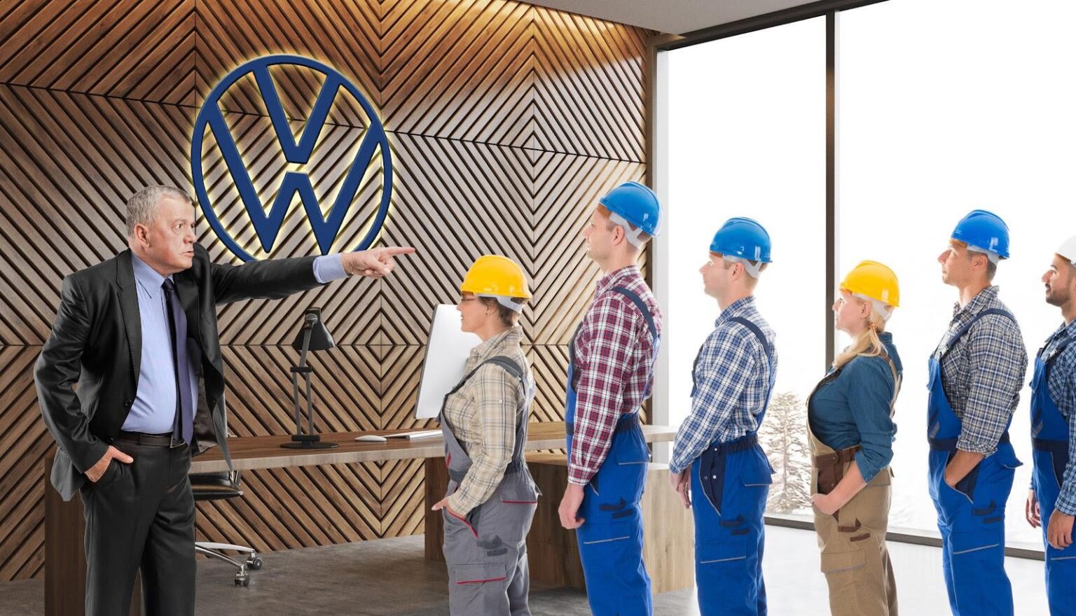 VW saved! The company fires all workers and only keeps the board of directors