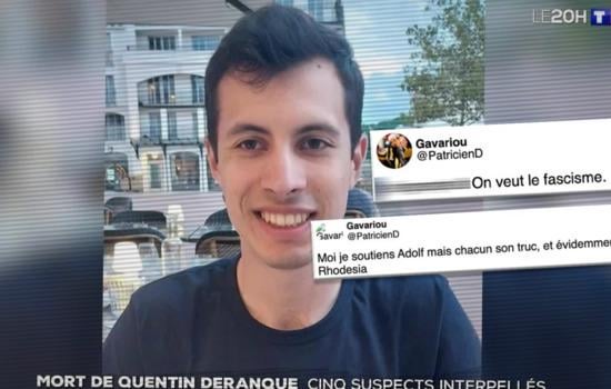 Not seen on the news: Quentin Deranque's neo-Nazi tweets