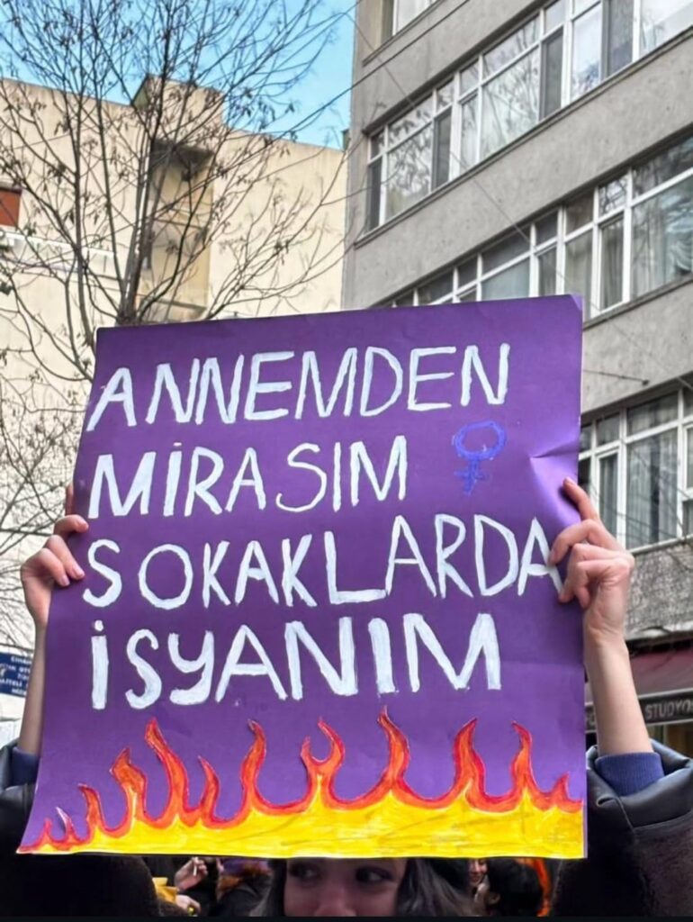 Despite all the state and police pressure, thousands of women filled the streets for the 24th March 8th Feminist Night March.