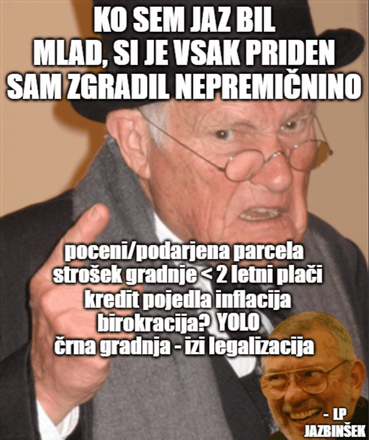 A triggered boomer chases Janez away during the day.