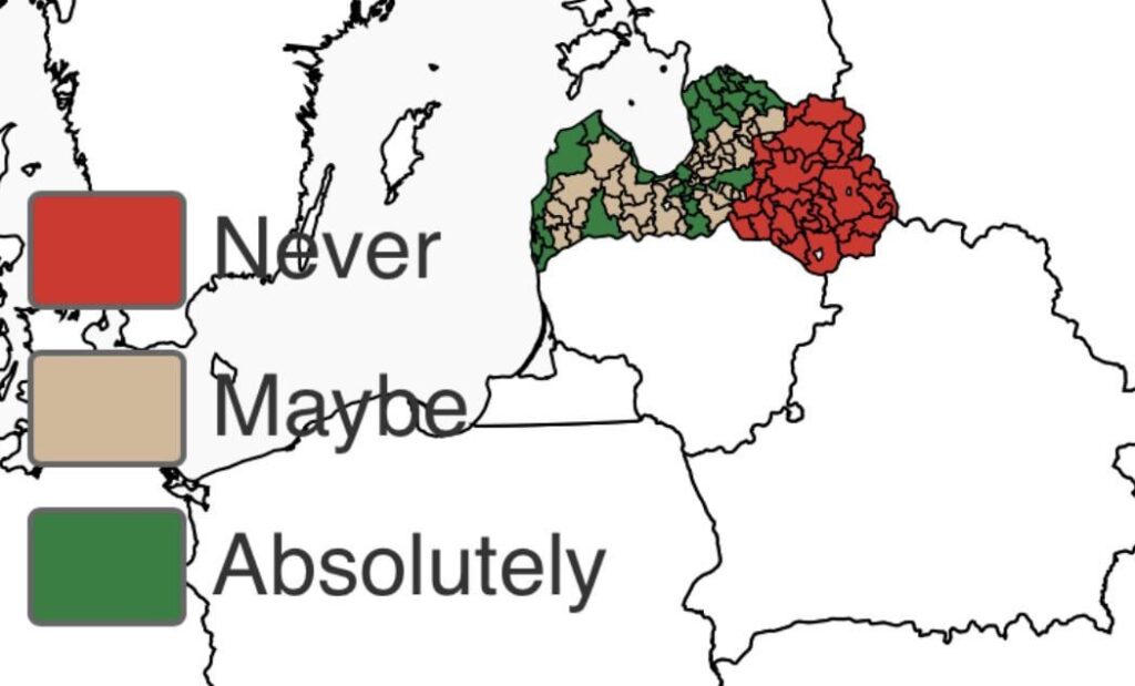 Where I would like to live in Latvia