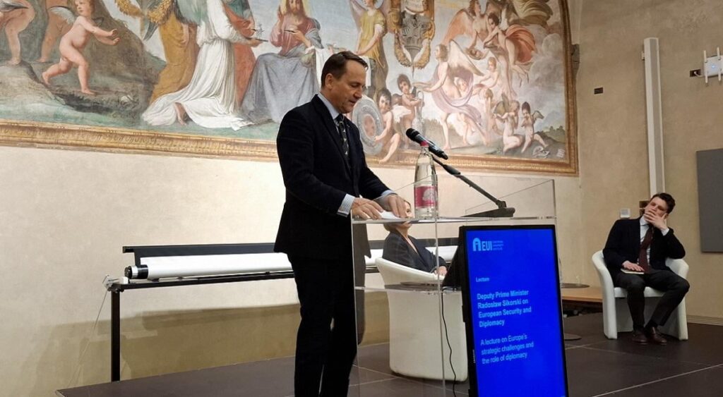 Poland’s Sikorski warns Europe can no longer rely on cut-price U.S. security shield