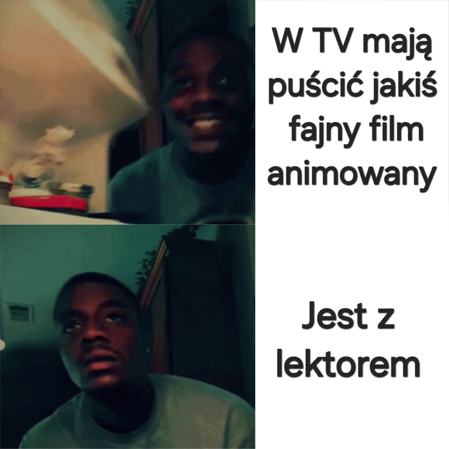 The biggest childhood problem: movies with voiceovers