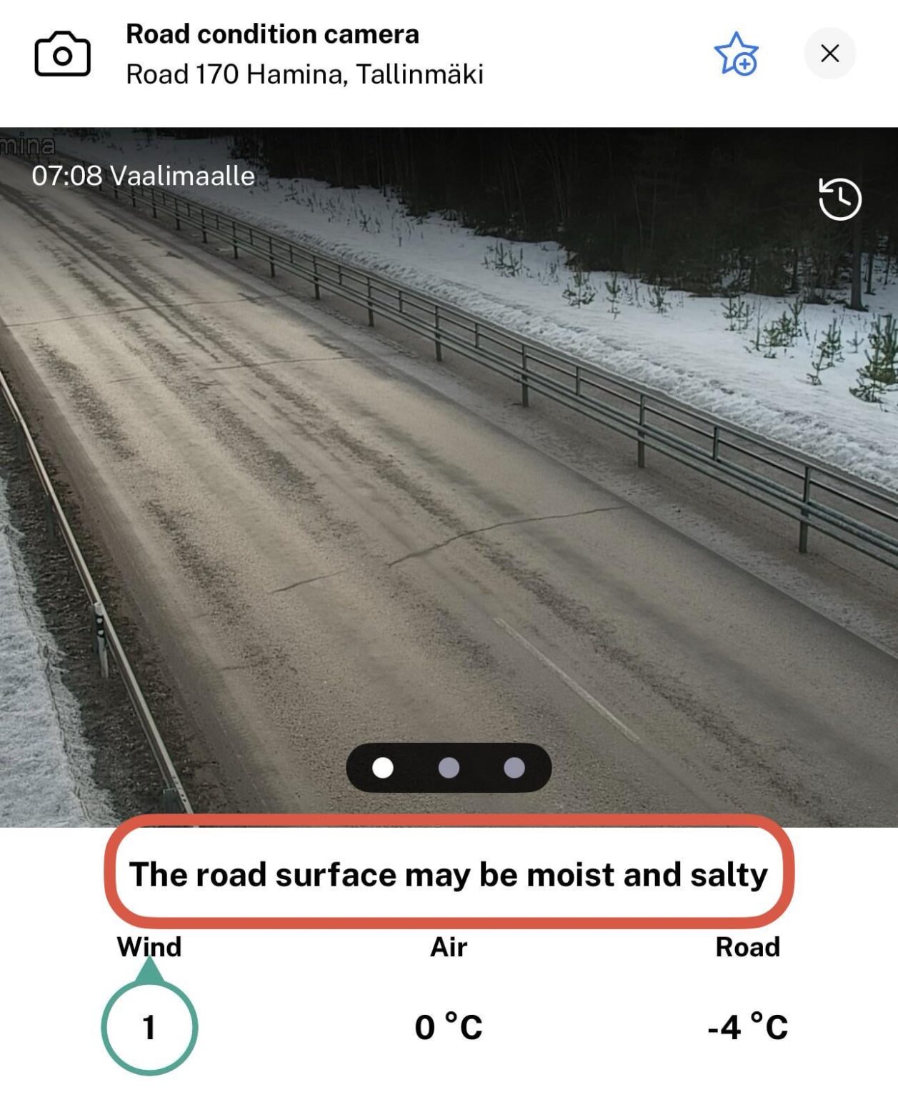 When the road camera info makes you think of something else.