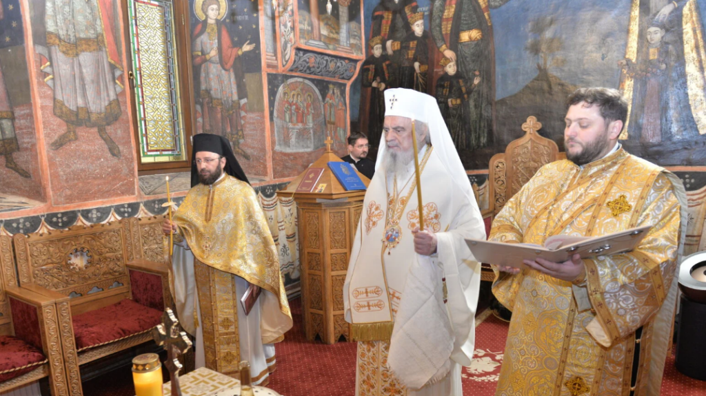 Patriarch of Romania officiates Trisagion for the repose of Patriarch Ilia II