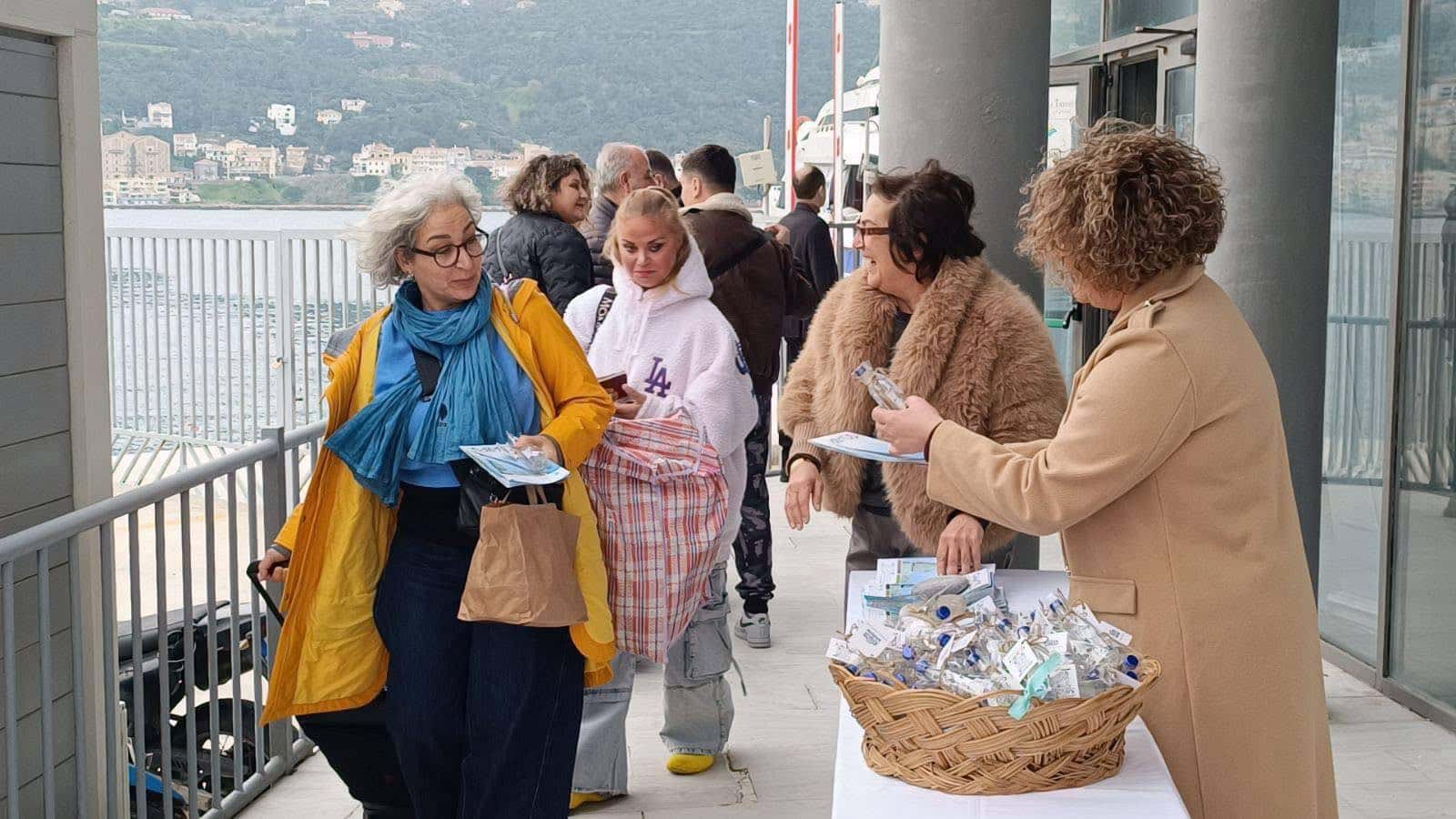 Turkish Arrivals in Samos, Greece