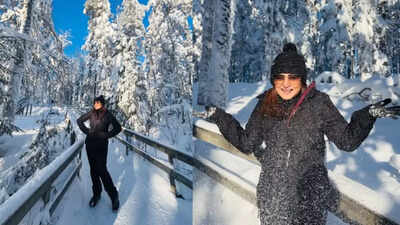 Sandipta Sen shares pictures from Ranua Acrtic Zoo Sandipta chases snowy memories in Finland
