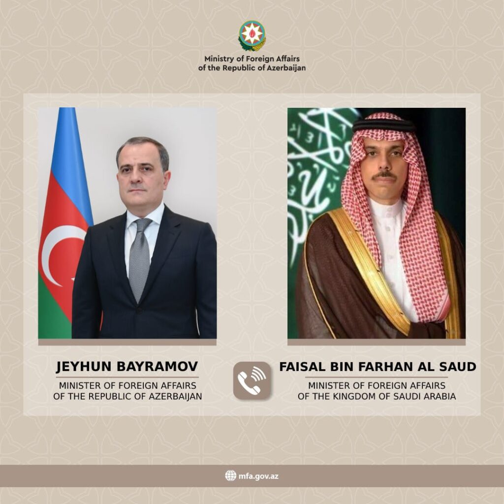 Azerbaijan, Saudi Arabia FMs discuss situation in Middle East