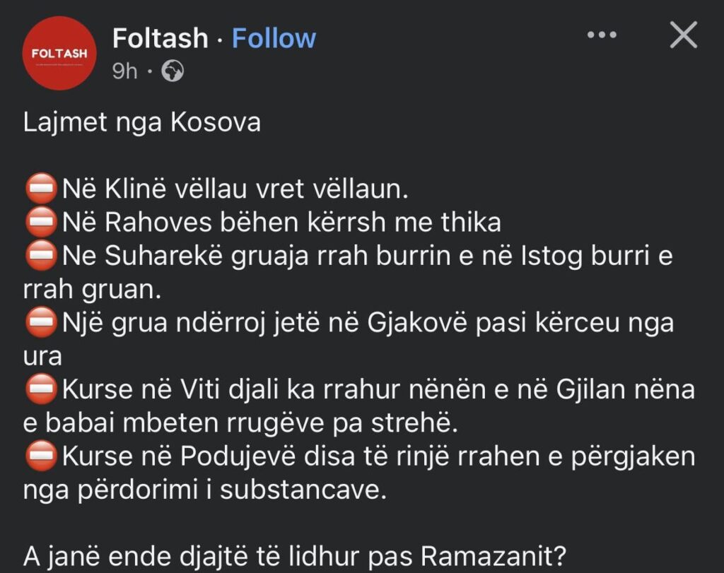 Kosovo returns to normality.