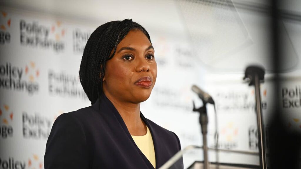 Tory leader asked to apologise for suggesting UK military ‘just hanging around’