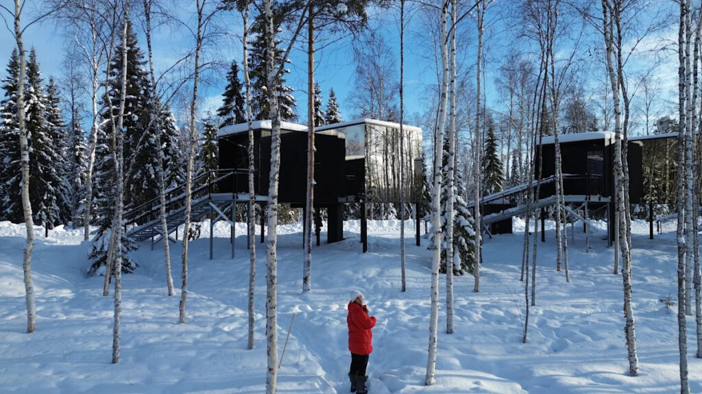 Escaping to a Glass Cabin in Arctic Finland Yahoo creators home