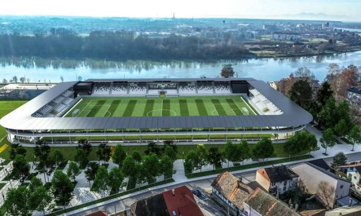 Construction advances on new Stadion kraj Save