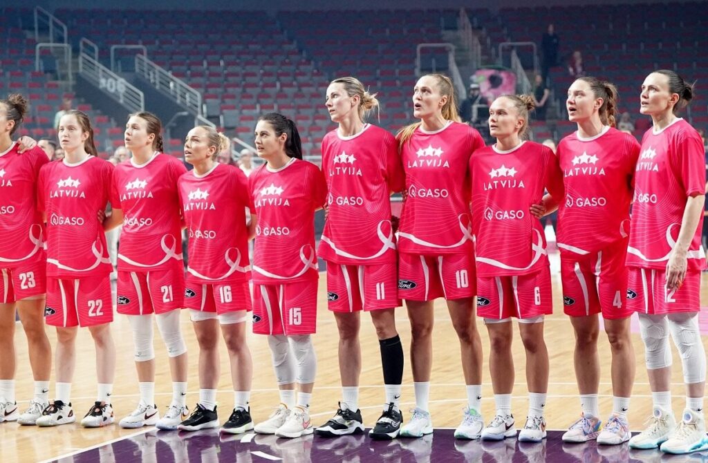 Latvia versus Slovenia women’s basketball European qualifier / Article Latvia versus Slovenia women's basketball European qualifier / Article