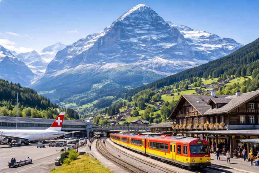 Swiss air rail