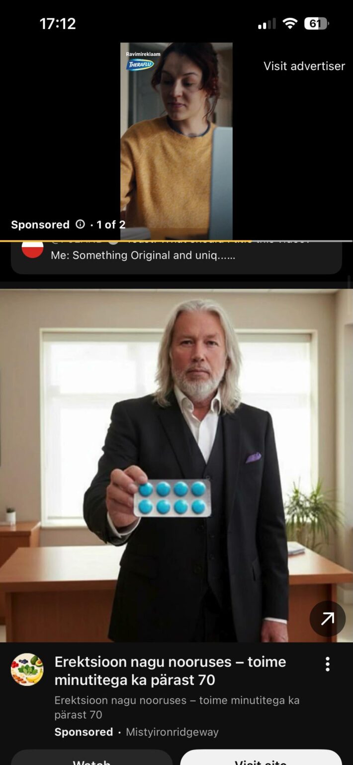 Are you also getting any cheesy spam ads on YouTube? Are you also getting any cheesy spam ads on YouTube?